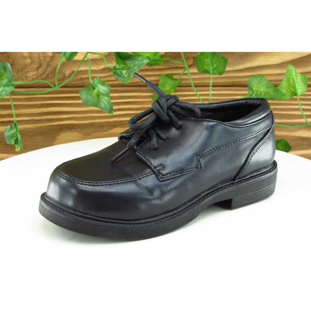 Cherokee Toddler Boys 11 Medium Black Derby‎ Oxfords Leather